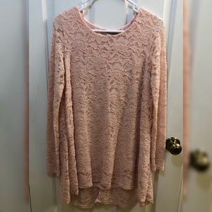 Forever 21 Long Sleeve Lace Dress